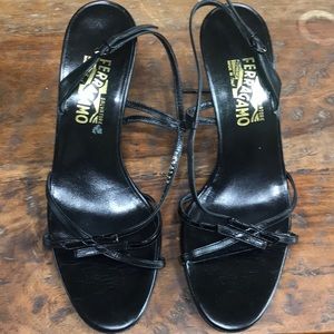 Salvatore Ferragamo 3 inch heels as is